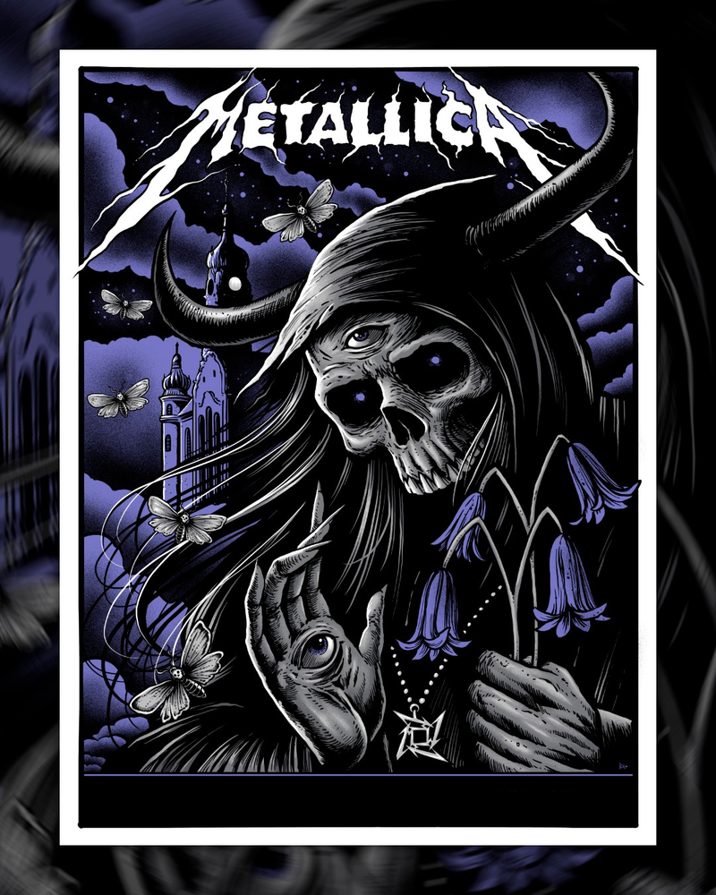 Metallica Rock Music Tour Poster18x24 inch Free Shipping