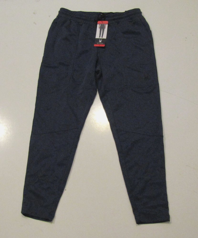 SPYDER Blue Tapered Leg Sweatpants Men’s Small S New With Tags Activewear