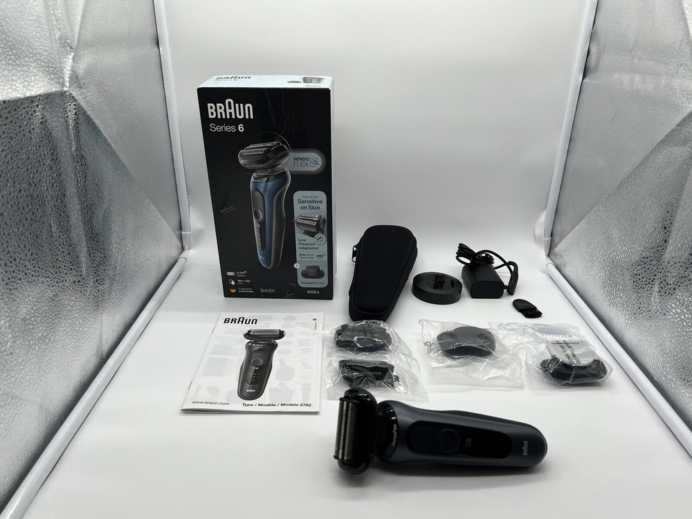 Braun Series 6-6020s Men's Rechargeable Wet & Dry Electric Foil Shaver (S3(9)