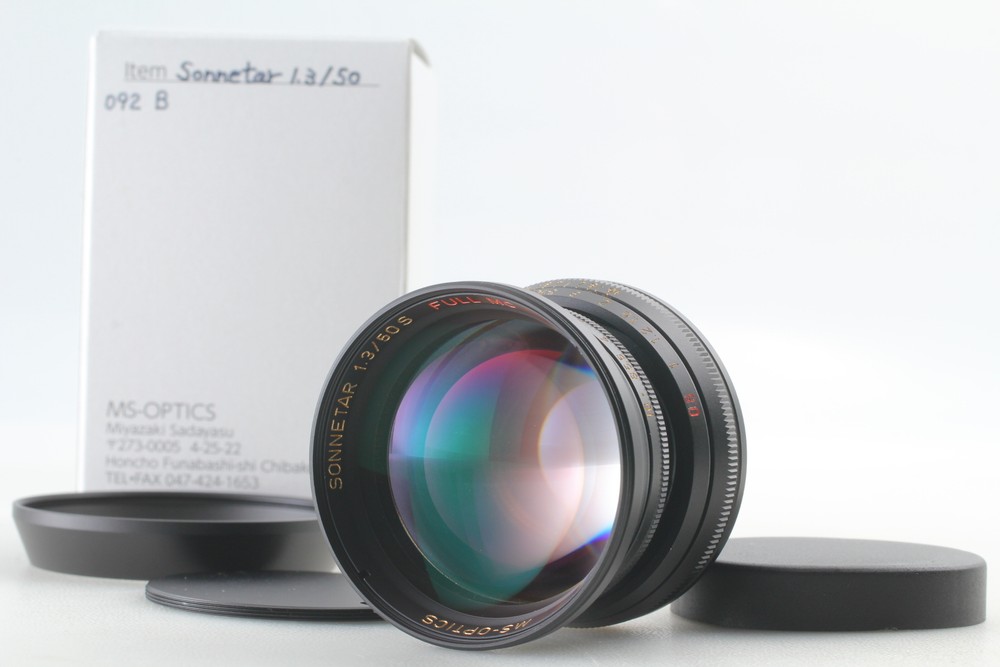 Unused MS-OPTICS Sonnetar 50mm f1.3 Lens for Leica M Mount Japan