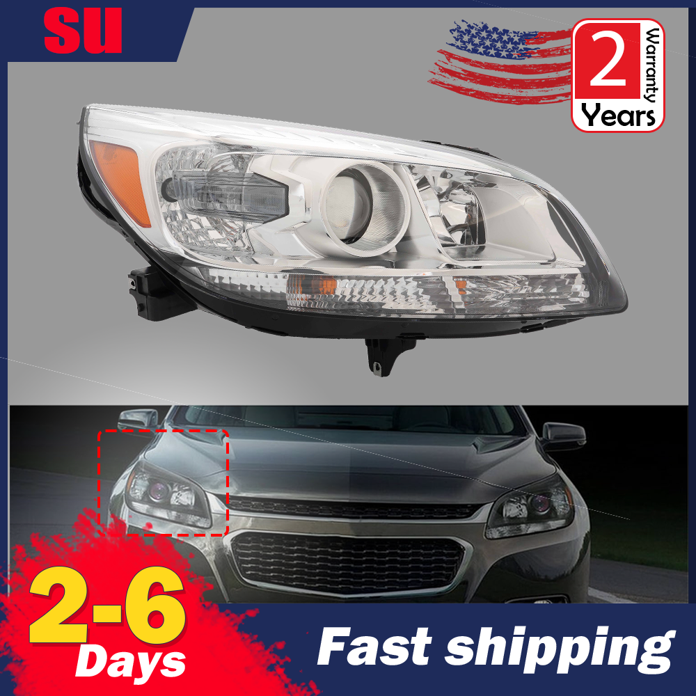 GM2503362 Right Side Projector Headlight For 2013 2014 2015 Chevy Malibu LT