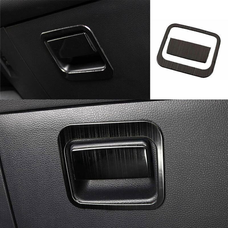 For Toyota Corolla 2020-2023 Co-Pilot Storage Box Handle Cover Titanium Black 1x