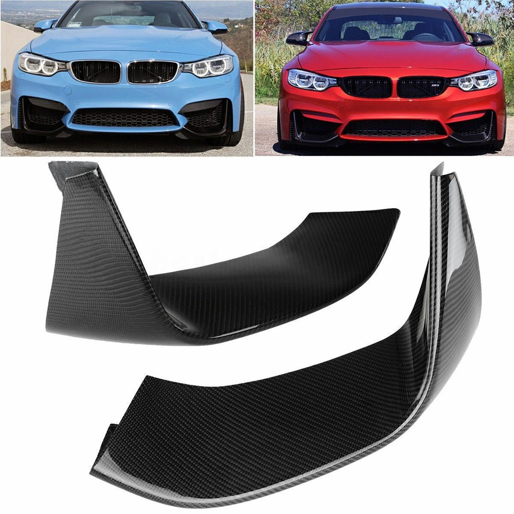 Front Bumper Side Vent Spoiler Cover Kit For BMW F80 F82 F83 M3 2014-2020 2016