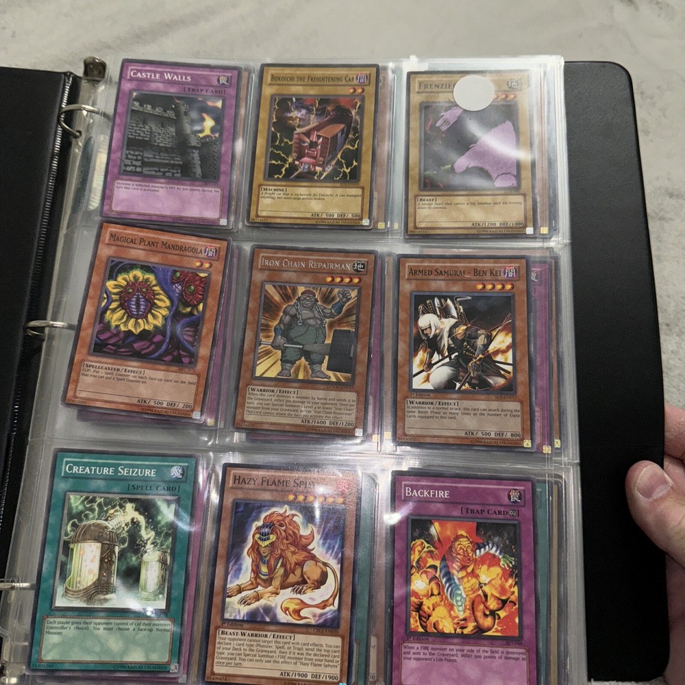 yugioh card binder collection (4pages Not Pictured)