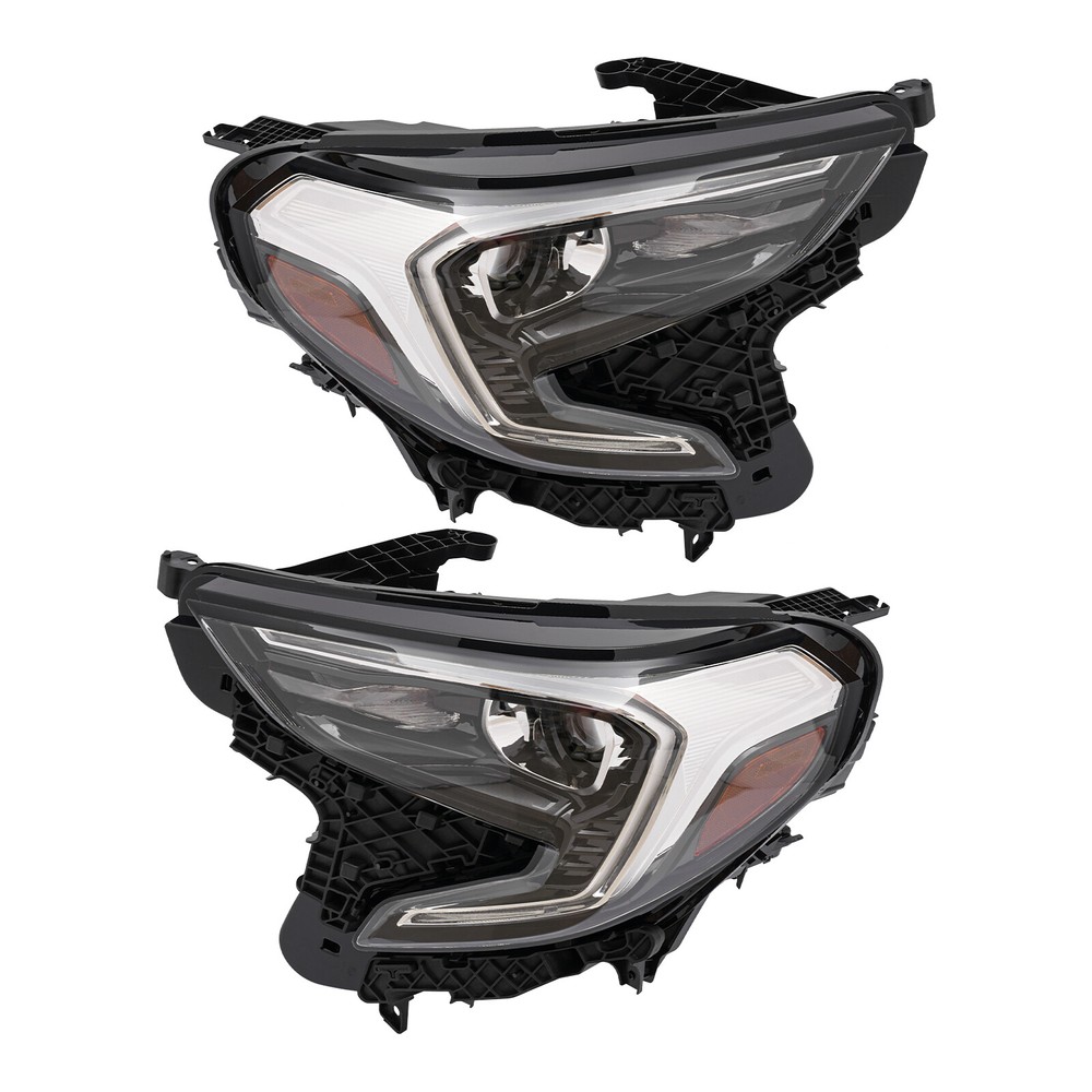 LED Headlights Assembly For 2018 2019 2020 2021 GMC Terrain Left+Right Headlamps