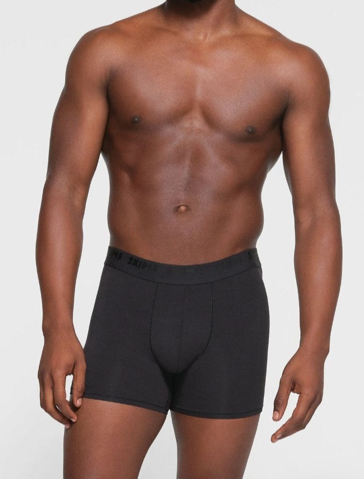SKIMS Stretch Boxer Brief Modal/Spandex BLACK size XL (men) Ultra Soft 3