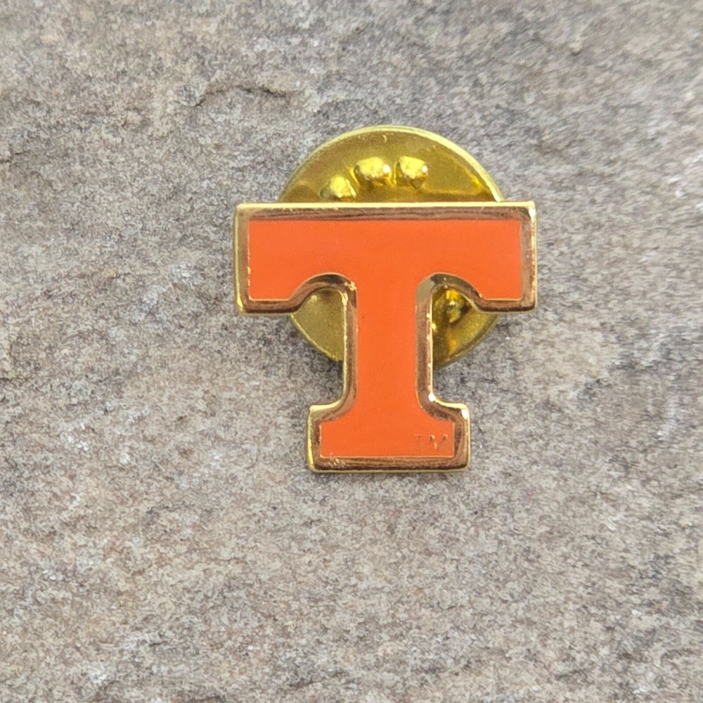 Tennessee Volunteers Orange T Logo Lapel Hat Pin  