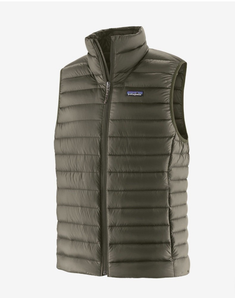 Patagonia Mens Pine Needle Green Down Sweater Vest Size S Brand New