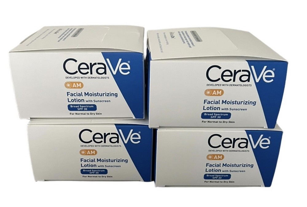 CeraVe AM Moisturizing Lotion SPF 30 Sample Size .17 Oz Lot of 60 Exp 12/26