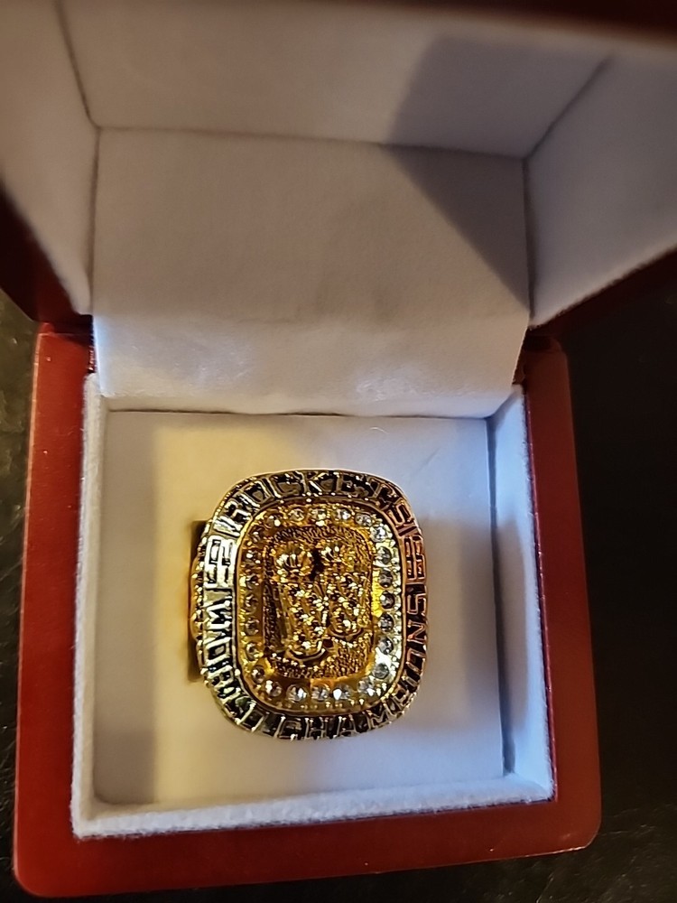 1995 Houston Rockets Championship Ring With Wooden Box