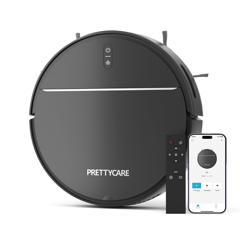 PrettyCare C1 Robot Vacuum 2800Pa with Carpet Boost LN Technology