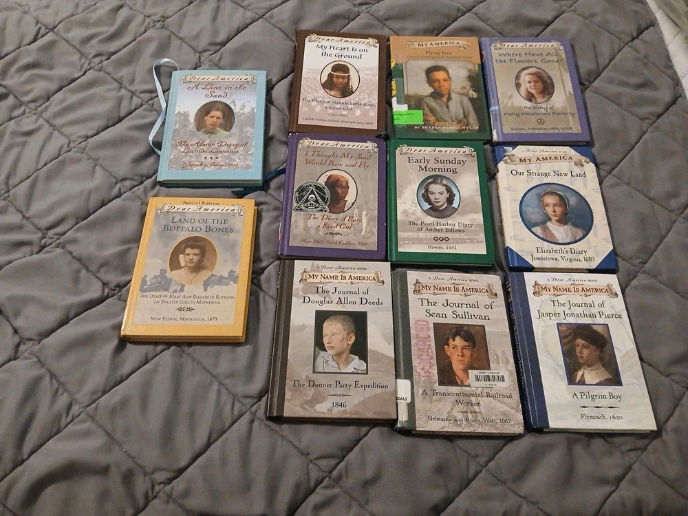 Dear America Series Scholastic Lot of 11 Historical Fiction Diaries
