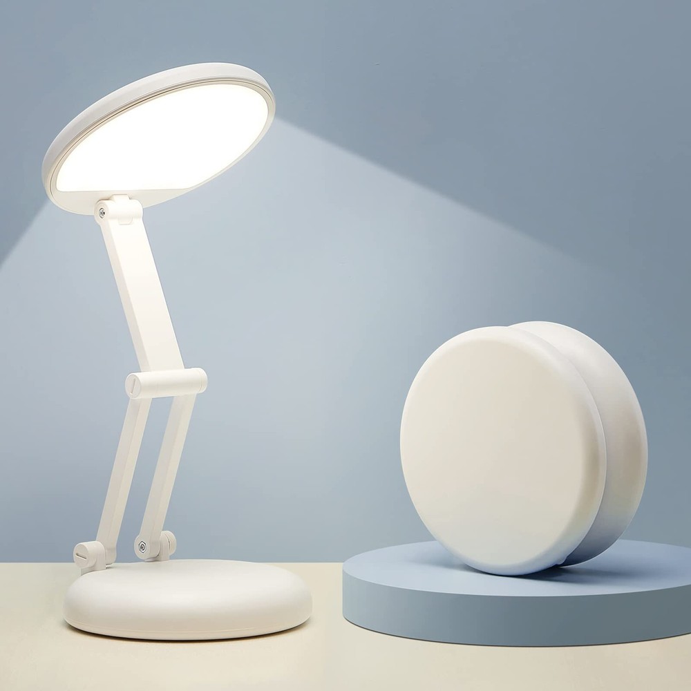 Battery Operated Lamp Rechargeable Lamp Foldable+Portable Light,9 Brightness ...