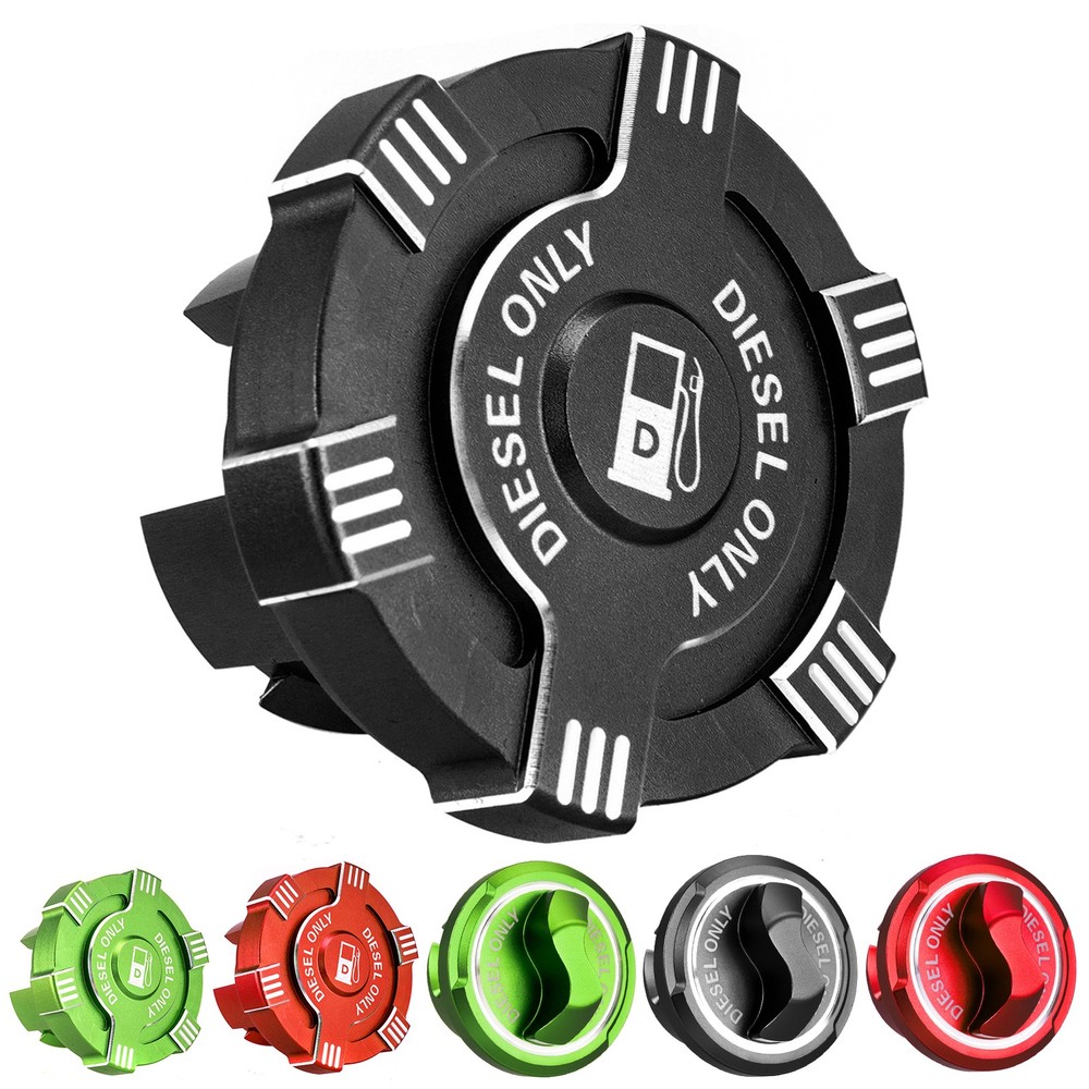 Aluminum Diesel Fuel Cap For Ram 1500 2500 3500 3.0L 6.7L 2019-20 21 22 23 24 25