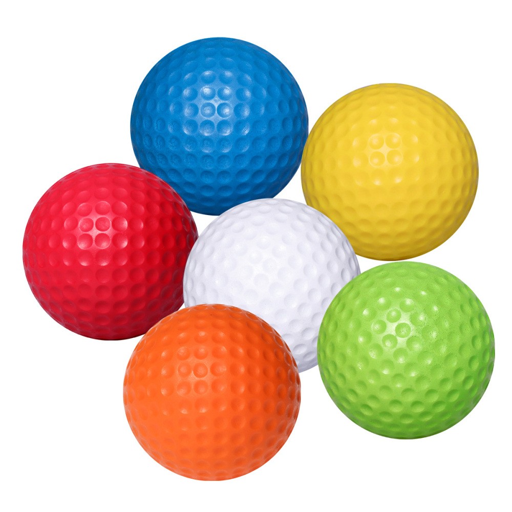 6 Pcs Mini Golf Balls for Kids Training Indoor Practice Toy
