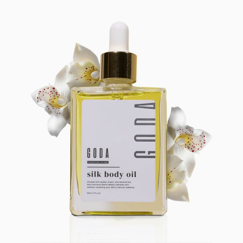 GODA Silk Body Oil Women Firming Anti Aging Moisturizing Formula Shower Oil 50ml