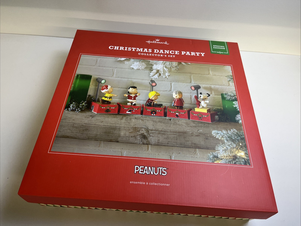 Peanuts Christmas Dance Party Collectors Set New in Box by Hallmark