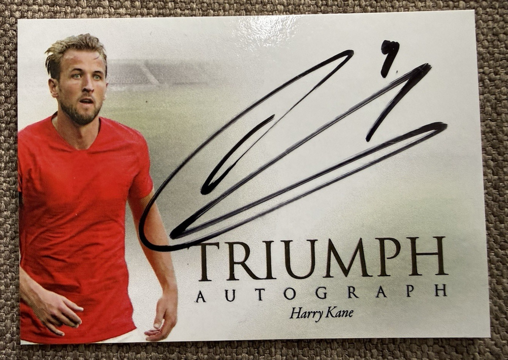 Harry Kane - Futera Unique 2020 Triumph Autograph - 1 of 1