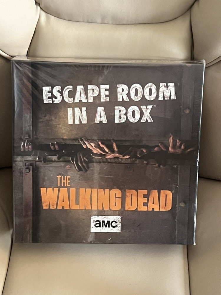 The Walking Dead Board Game Escape Room in a Box New Sealed AMC   NEW IN BOX!