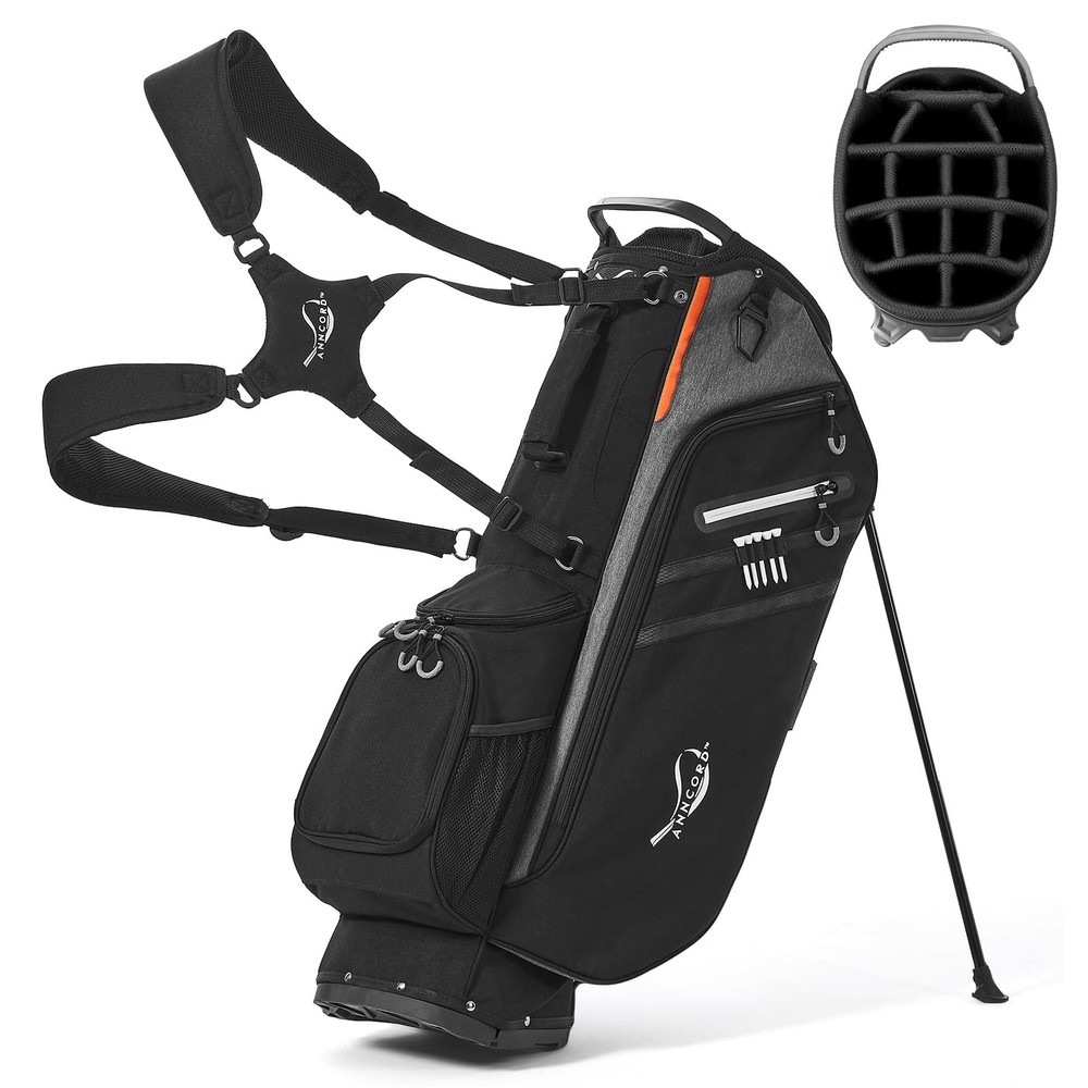 Golf Stand Bag 14 Way Top Dividers Full-Length with Stand, 7 Pockets, Lightwe...