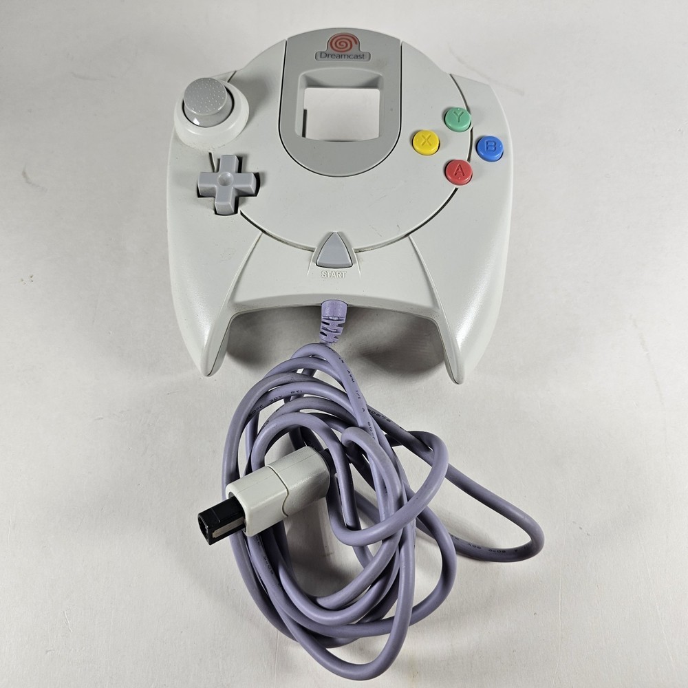 Sega Dreamcast OEM White Controller HKT-7700 TESTED