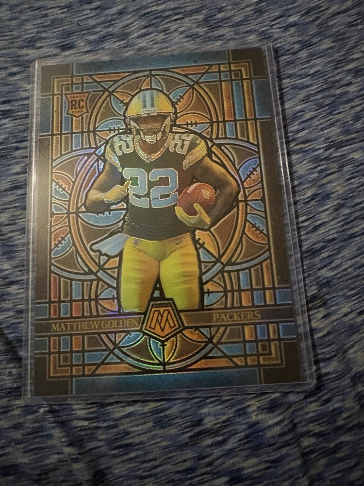 2025 Panini Mosaic - Stained Glass Oversized Matthew Golden #10 (RC)