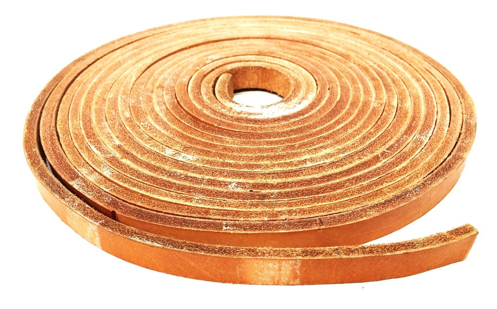 Unbranded 18' Imperfect Brown Leather Strap 3/4