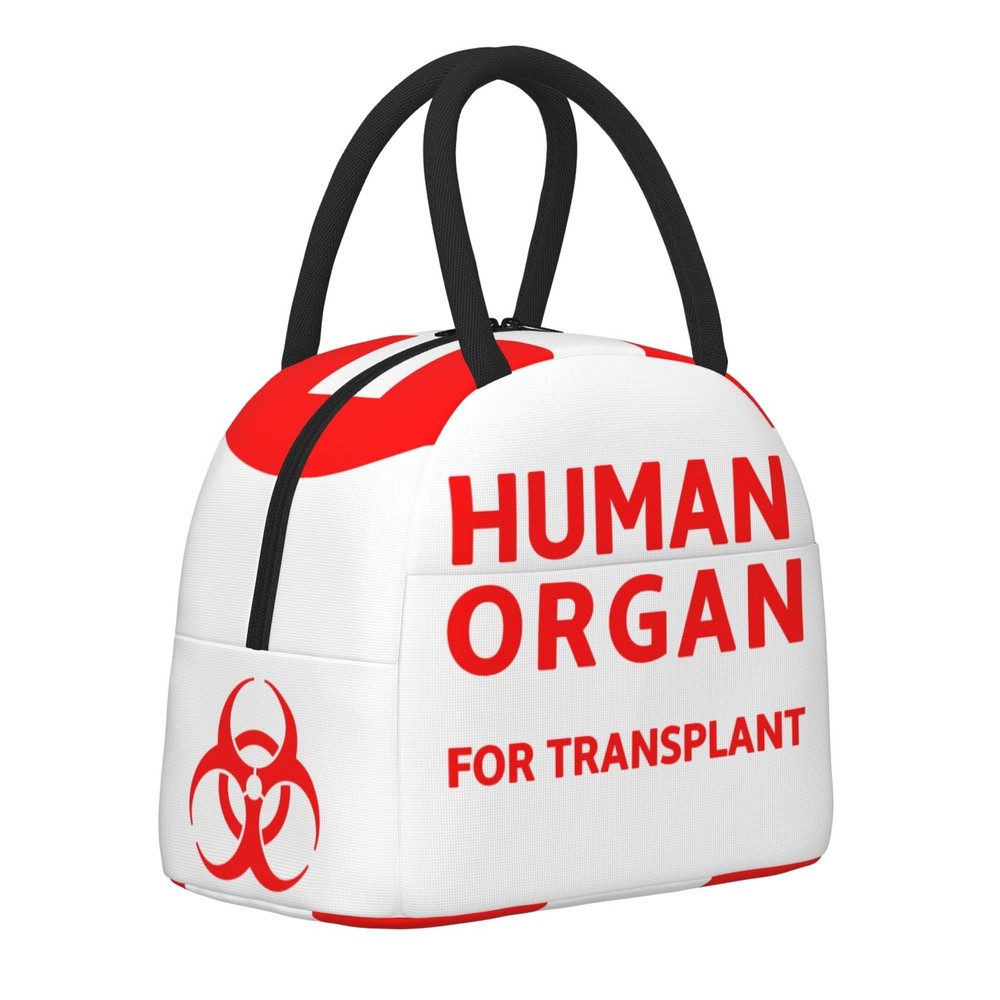 Human Organ Transplant Lunch Box - Medical Theme Portable Waterproof Containe...