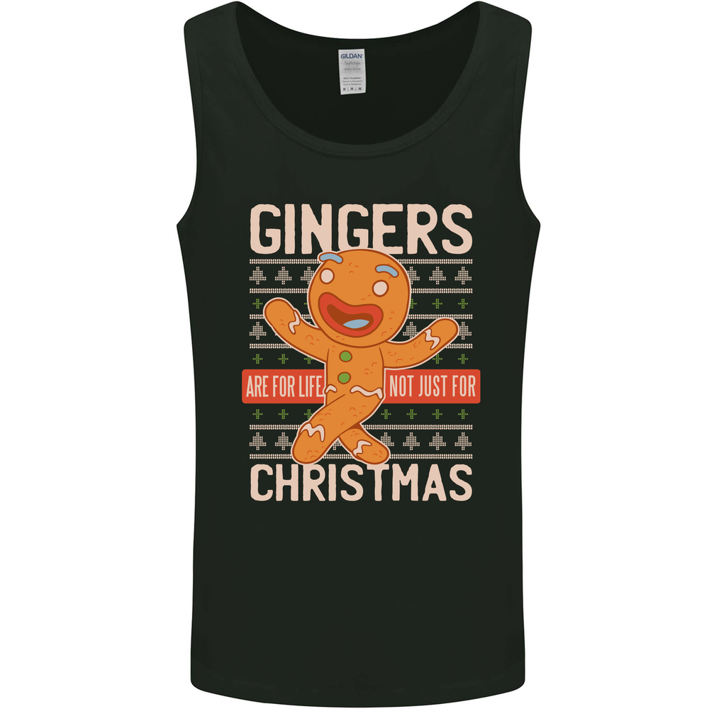 Gingers Are for Life Not Just for Christmas Mens Vest Tank Top