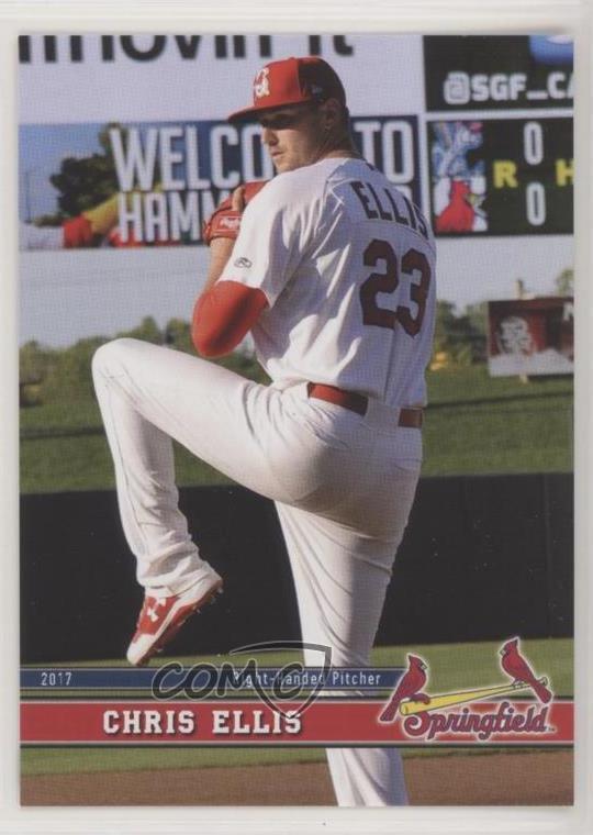 2017 Grandstand Springfield Cardinals Stadium Giveaway Chris Ellis