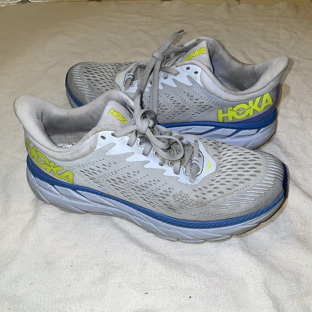 HOKA One One Shoes Clifton 7 Womens Size 9 Running Sneakers Walking Trail