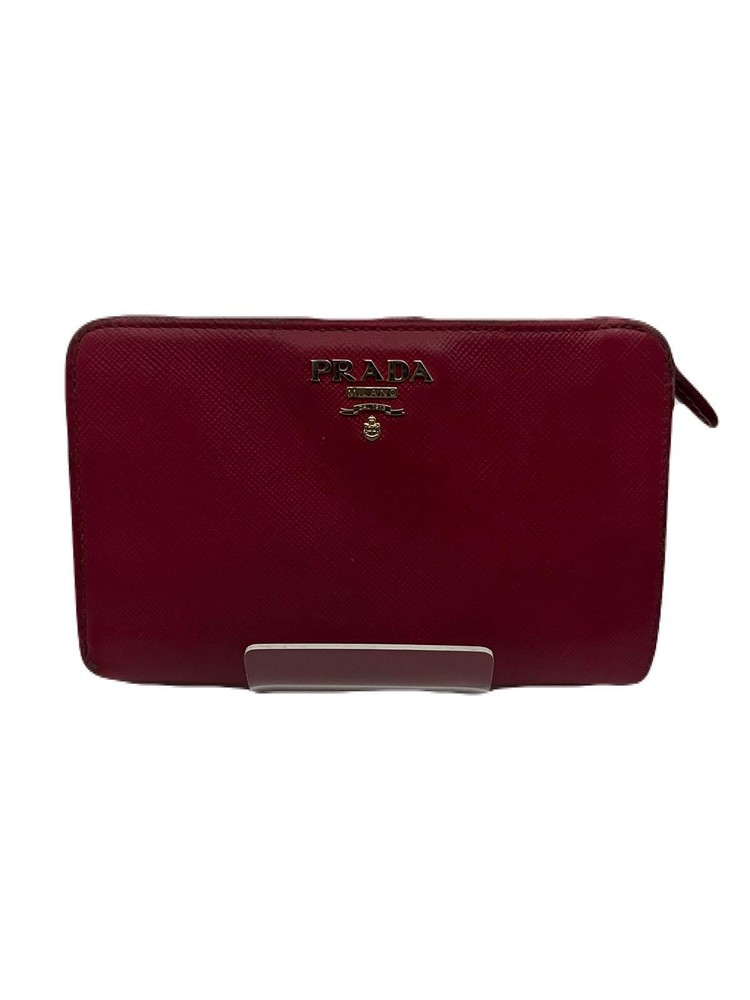 Prada Pink Leather Wallet Pre-Owned TB79-5  