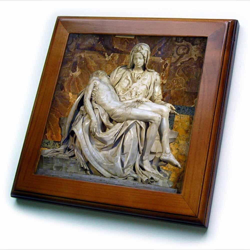 3dRose Italy, Rome Vatican St Peters Basilica Pieta - EU16 CMI0559 - Cindy Mille