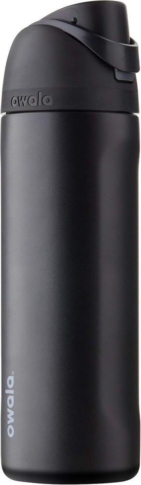 24oz Owala FreeSip Insulated Stainless Steel Water Bottle in Very Dark