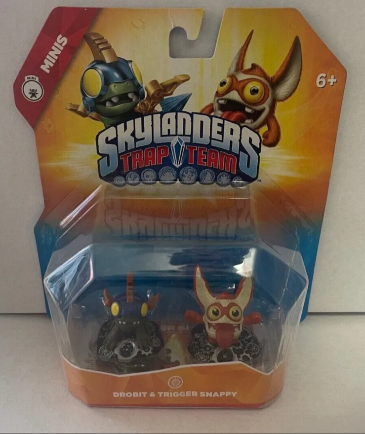Skylanders Trap Team DROBIT AND TRIGGER SNAPPY BOXED NEW