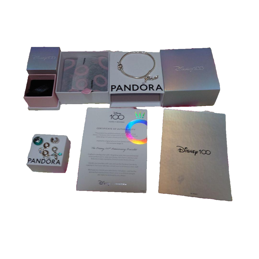 PANDORA Disney 100th Anniversary Oswald Dangle Charm in Murano Glass