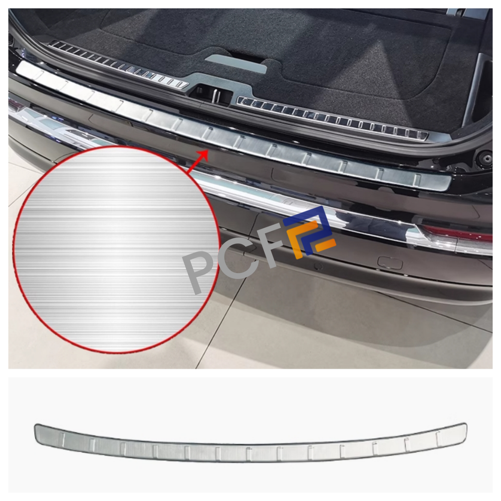 Stainless Rear Bumper Protector Cover Trim 1PCS For Volvo XC90 2016-2024