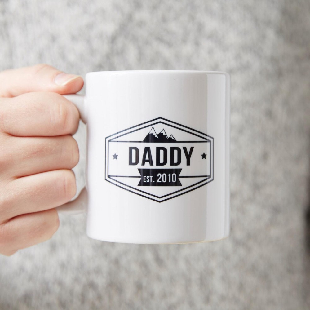 Personalised Daddy Mug Father Day Gift Coffe Mug