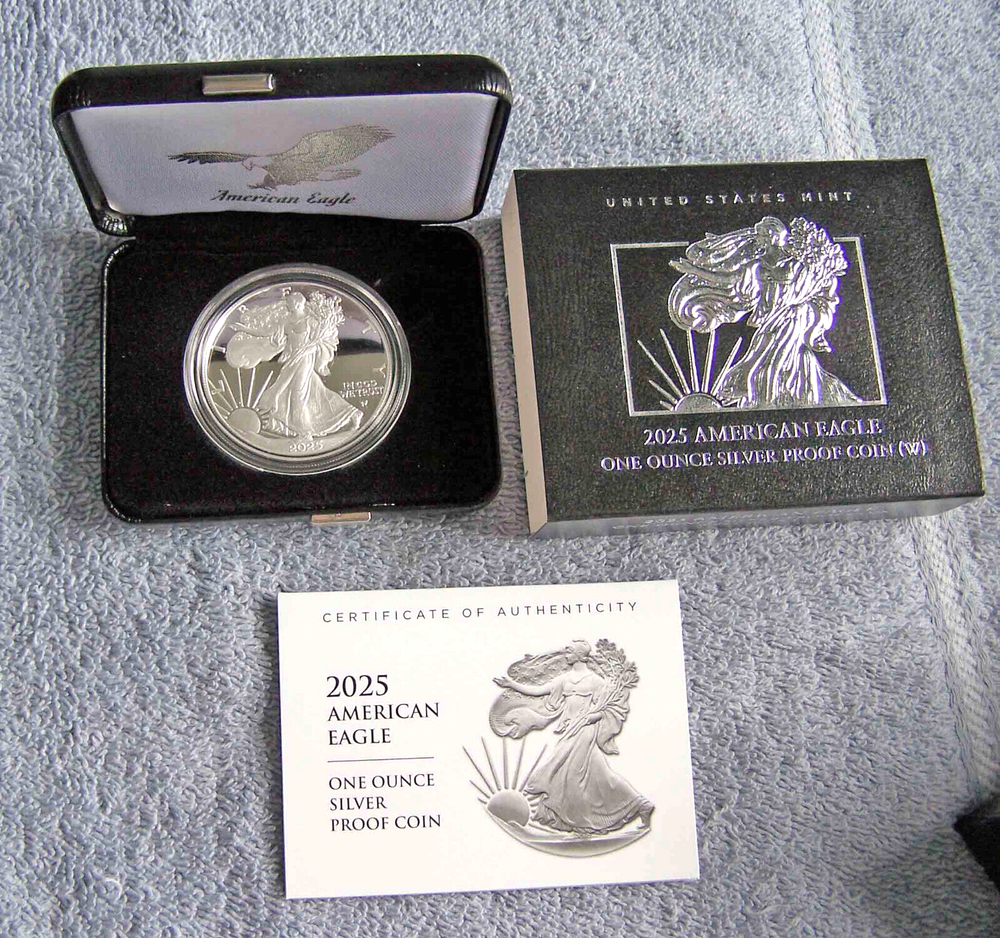 2025-W American Eagle Proof Silver Dollar