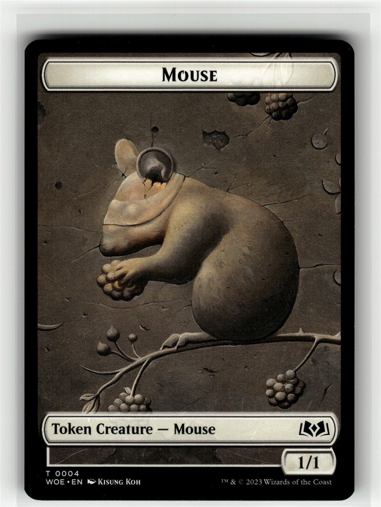 MOUSE TOKEN Wilds of Eldraine #4 WOE(NM+)(MTG)