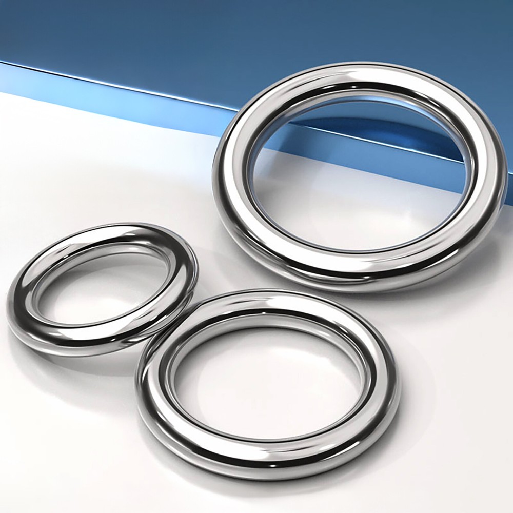 Stainless Steel A2 Welded Smooth Metal O Ring 3-16mm CS 15-150mm ID  