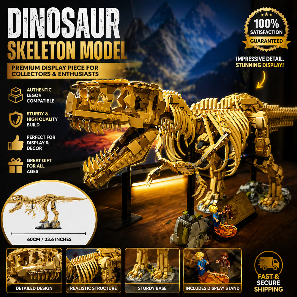 Dinosaur Fossils: Tyrannosaurus Rex (76968) 3145PCS Building Blocks🔥3145PCS  Included🔥Highly Recommended🔥UK Seller