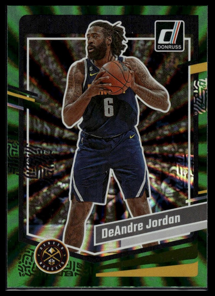 2023-24 Donruss #179 DeAndre Jordan Green Laser Holo