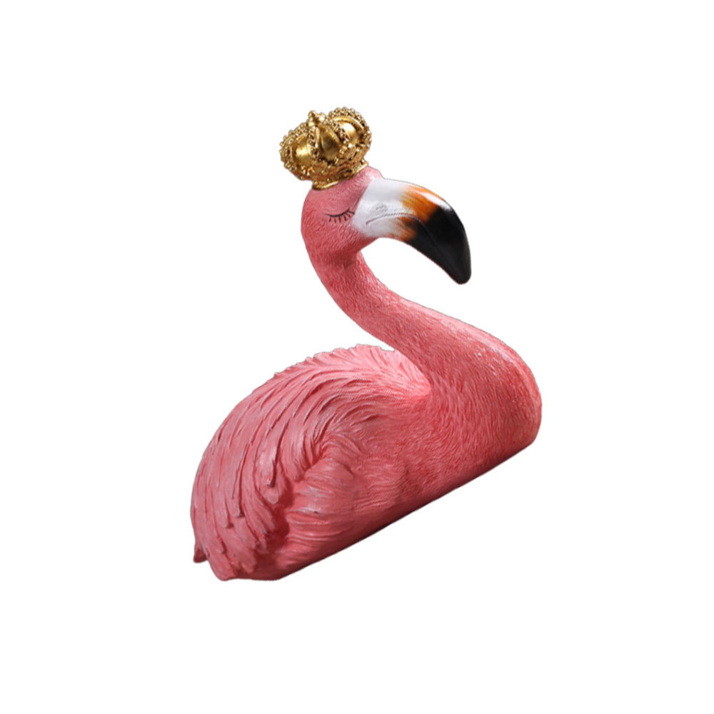 Resin Figurines Home Decor Micro Landscape Figurine Couple Bird Statue