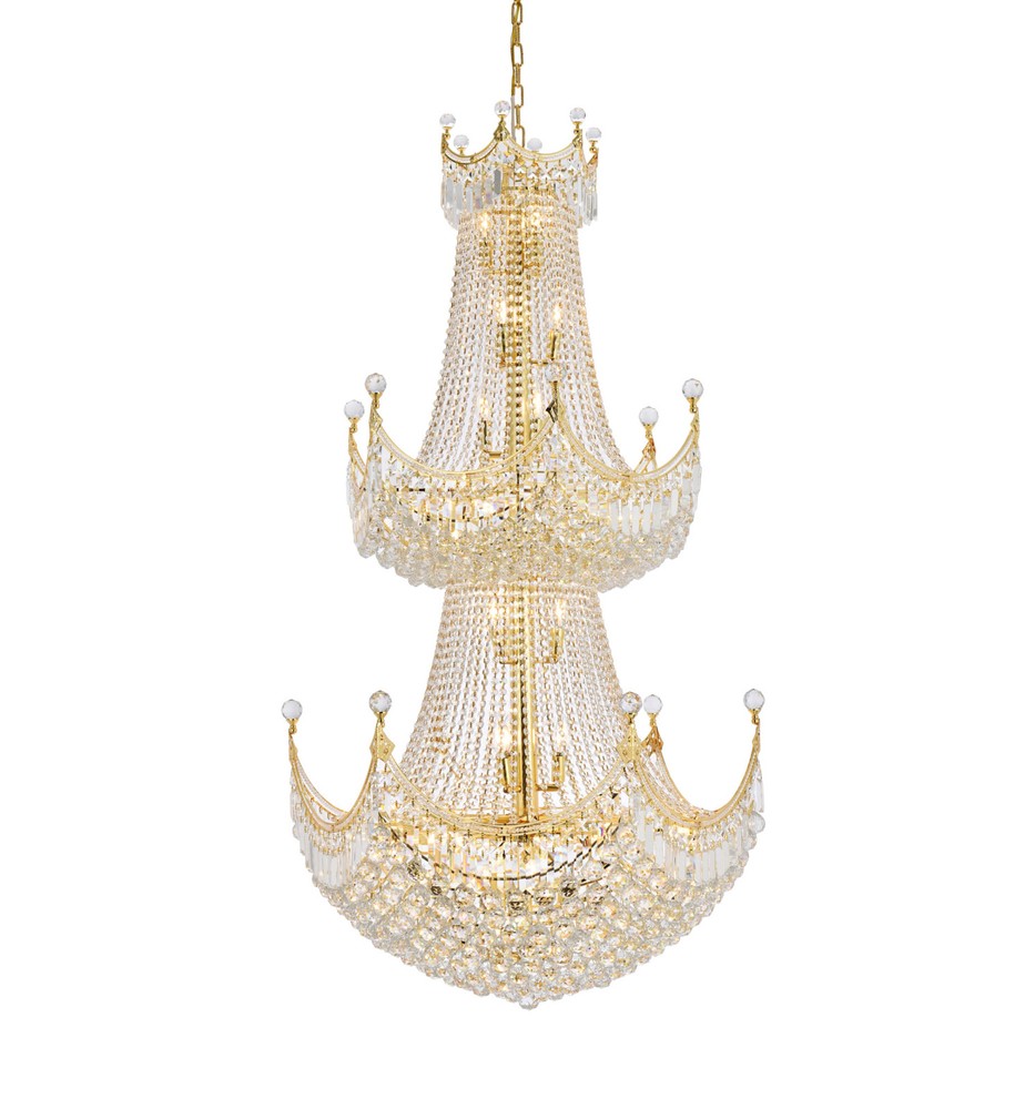 Elegant Lighting V8949G36/RC Corona 36 Light 36