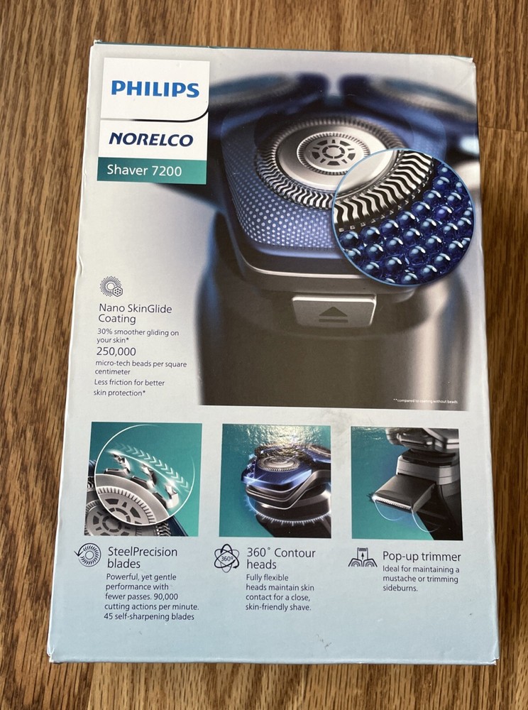 Philips Norelco 7200 Shaver Electric Rechargeable Wet & Dry S7887