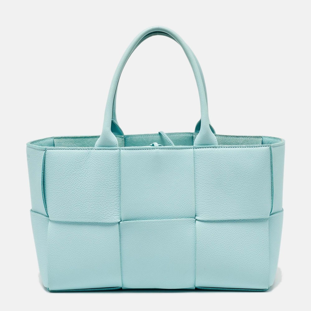 Bottega Veneta Light Blue Small Leather Arco Tote Bag