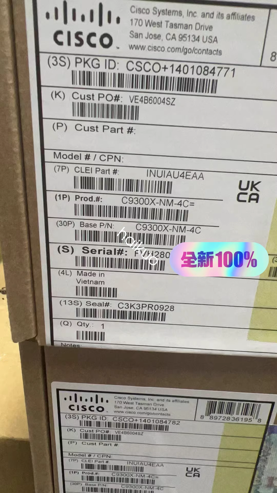 1PCS C9300X-NM-4C= Cisco module new  via FedEx or DHL