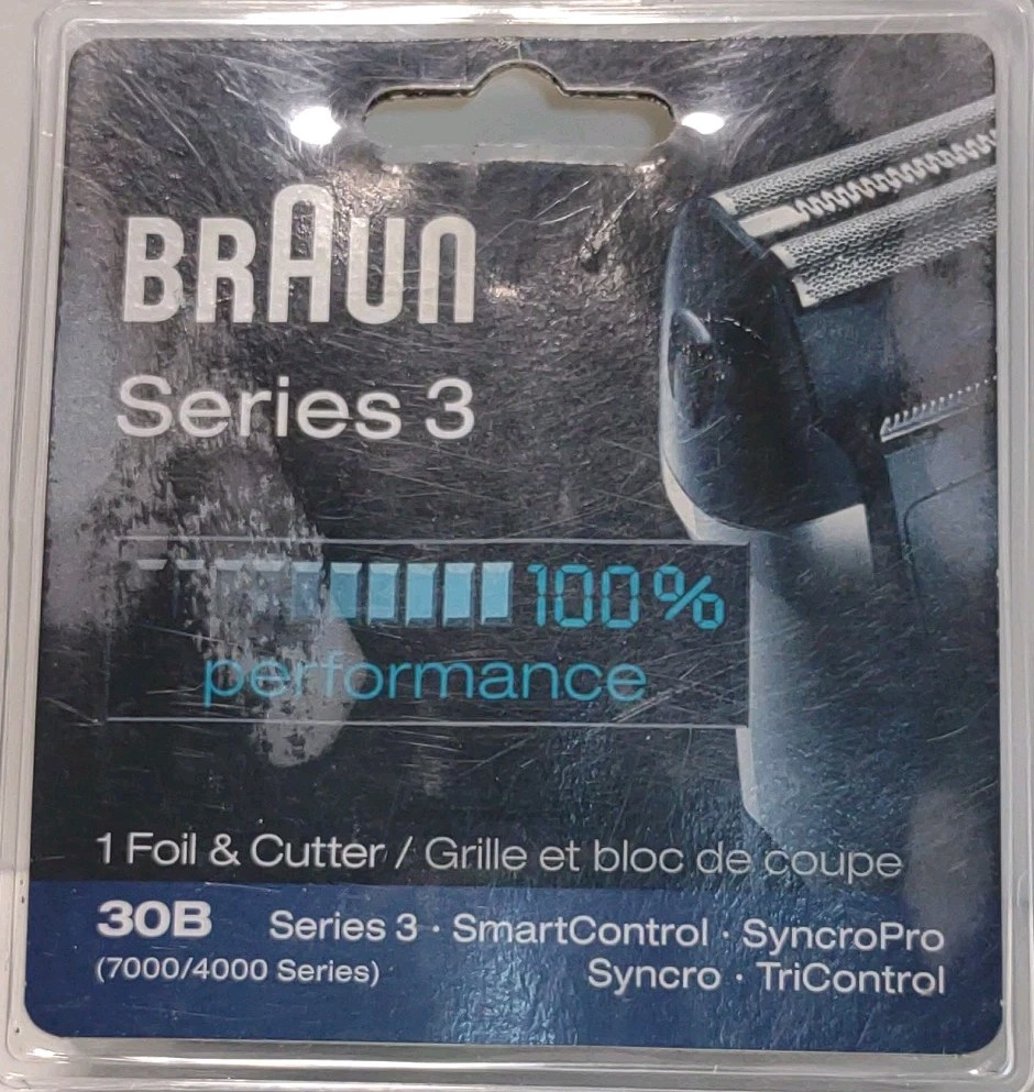 BRAUN original 30B 7000/4000 SYNCRO SERIES 3 Shaver FOIL+CUTTER