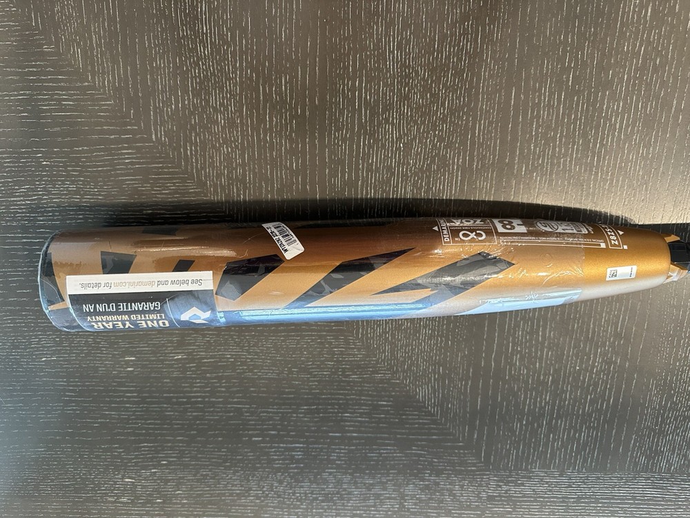 New DeMarini 2022 Zoa USSSA Youth Baseball Bat -8 30/22 Gold/Black 2 3/4 Inch